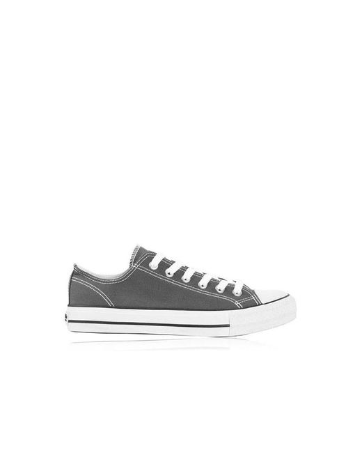 SoulCal & Co California White Womenss Canvas Low Top Trainers