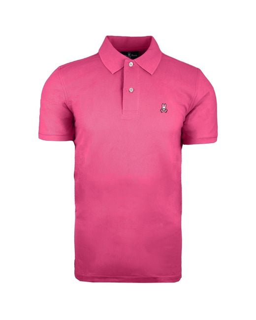 Psycho Bunny Pink By Robert Godley Polo Shirt for men