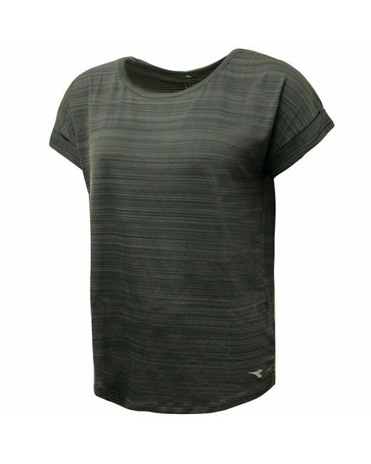 Diadora Green Sportswear Dark T-Shirt Cotton