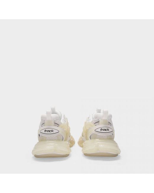 Balenciaga Track Clearsole Witte Canvas Sneakers in het White