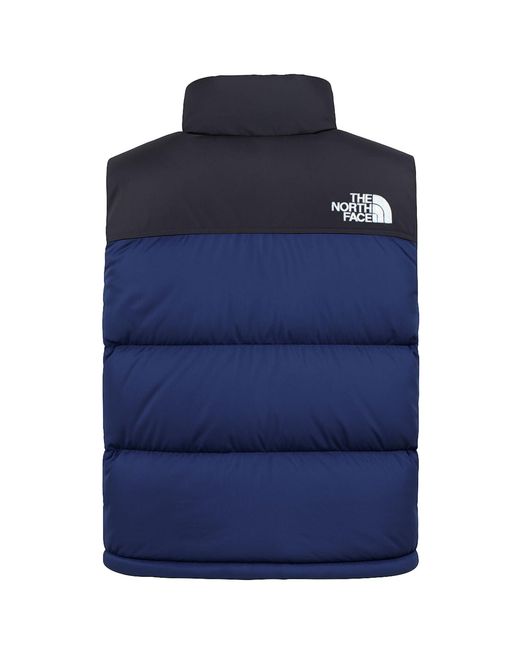 The North Face Blue 96 Retro Nuptse Gilet Nylon for men