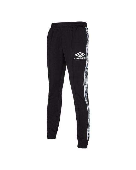 Umbro Black Taped Track Pants for men