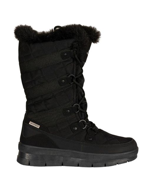 Trespass Black Ladies Evelyn Snow Boots