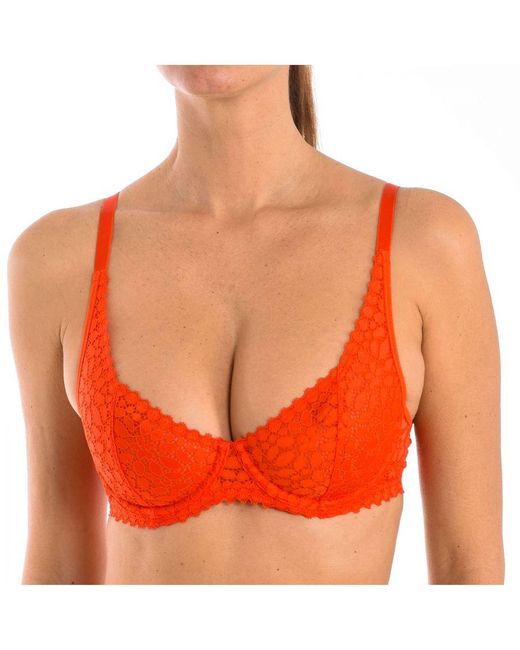 Dim Orange Generous 00Dfe Underwire Bra