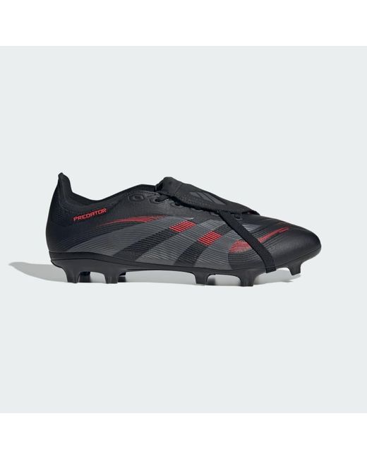Adidas Originals Black Predator League Fold-Over Tongue Firm/Multi-Ground Boots