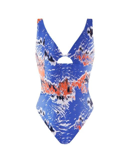 GYMSHARK Blue Eco-Friendly Swimsuit Textile