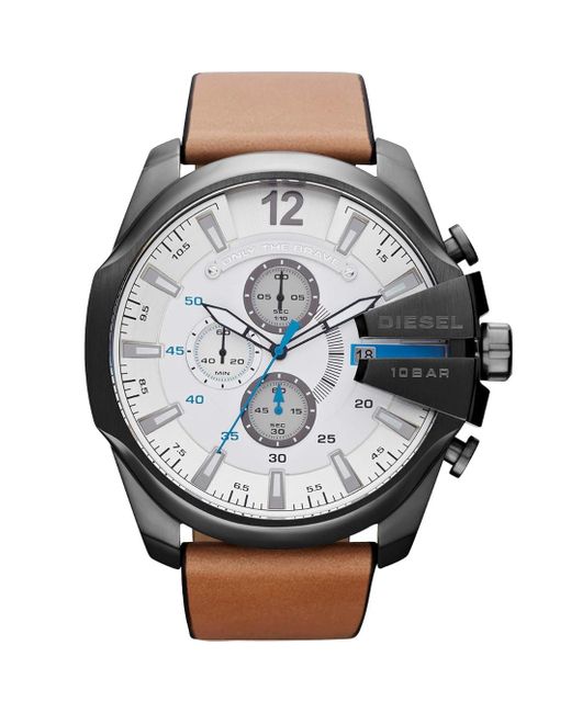 DIESEL Metallic Mega Chief Watch Dz4280 for men
