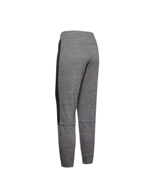 Under Armour Gray Rival Terry Track Pants Joggers 1351889 035 Cotton