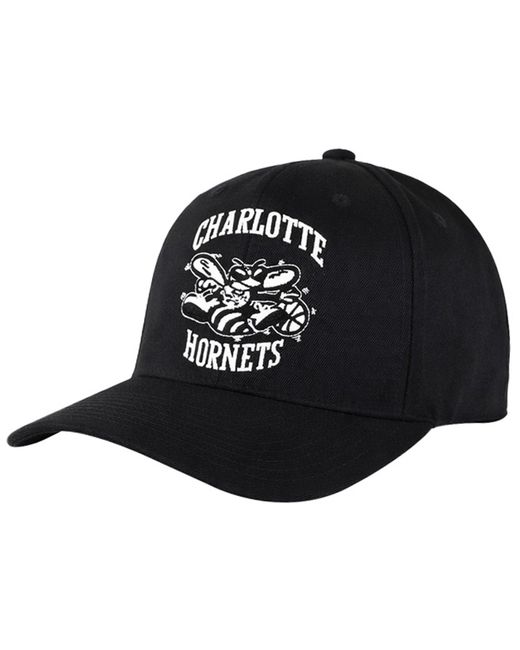Mitchell & Ness Black Nba Charlotte Hornets 110 Cap