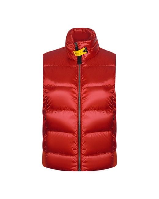 Parajumpers Red Ali Down Gilet Jacket