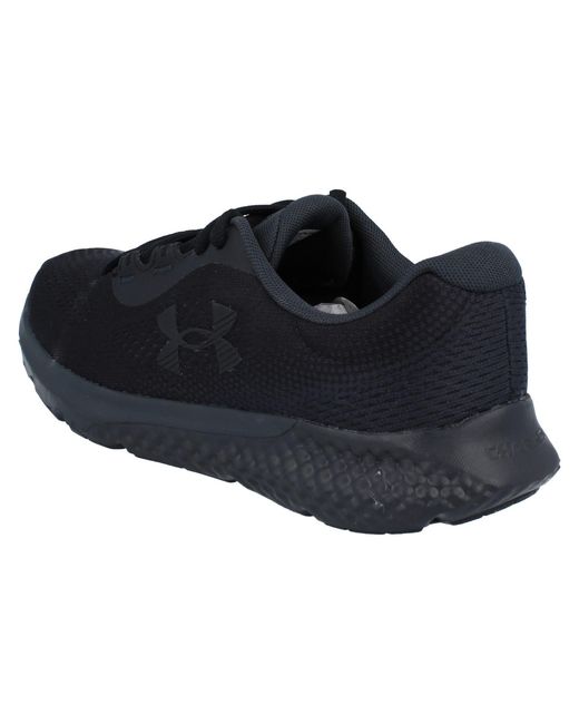 Under Armour Black Charged Rouge 4 Running Trainers