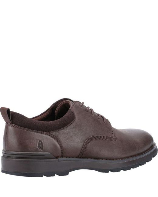 Hush Puppies Brown Dylan Leather Shoes for men