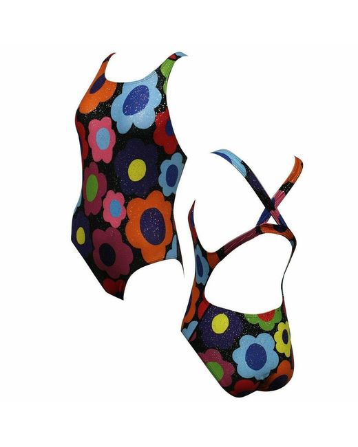 Maru Blue Tek Back Swimming Costume