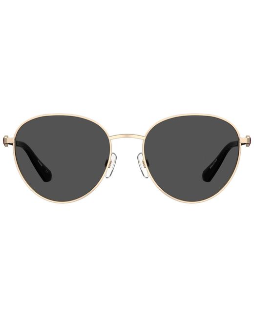 Moschino Black Accessories Moscsun Round Sungls
