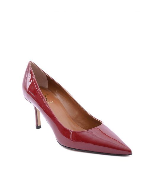 Versace 19.69 Abbigliamento Sportivo Red 19V69 Pump Ines65 Vernice Bordeaux
