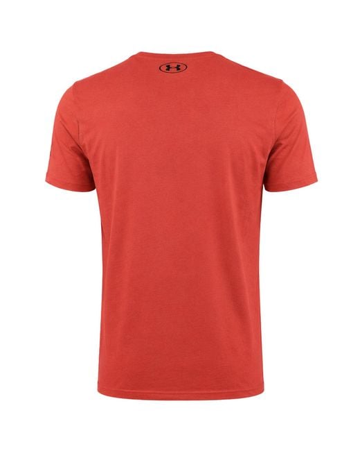 Under Armour Red X Project Rock Bsr Flag T-Shirt for men