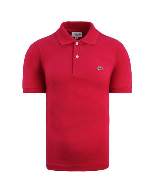 Lacoste Red Classic Fit Polo Shirt for men