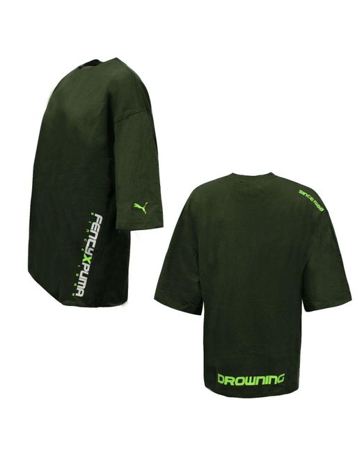 PUMA Green X Rihanna Fenty Logo T-Shirt