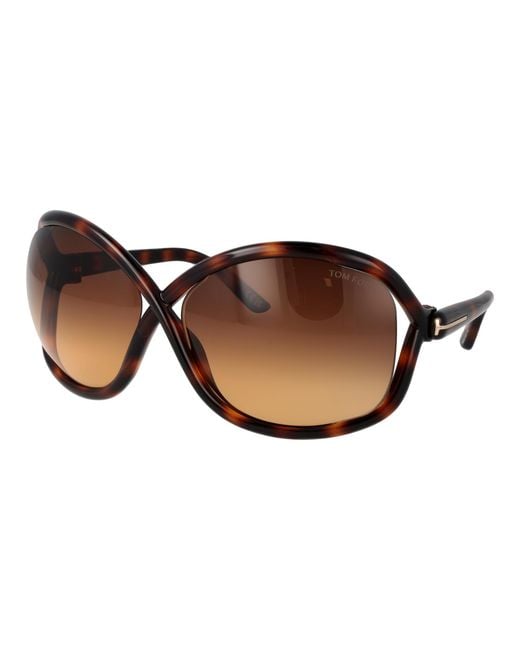 Tom Ford Brown Sunglasses Ft1068 52F 68