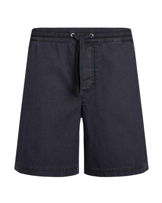 Weird Fish Blue Weston Canvas Shorts Cotton for men