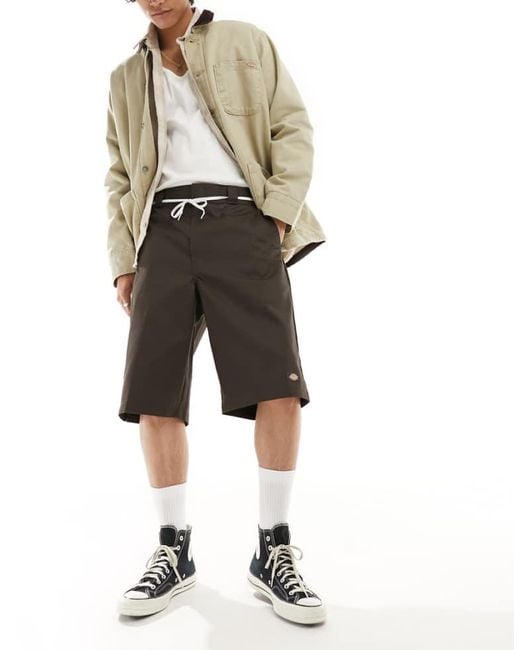 Dickies Natural 13 Inch Tailored Shorts for men