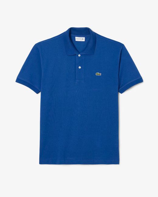 Lacoste Blue Polo Shirt Cotton for men