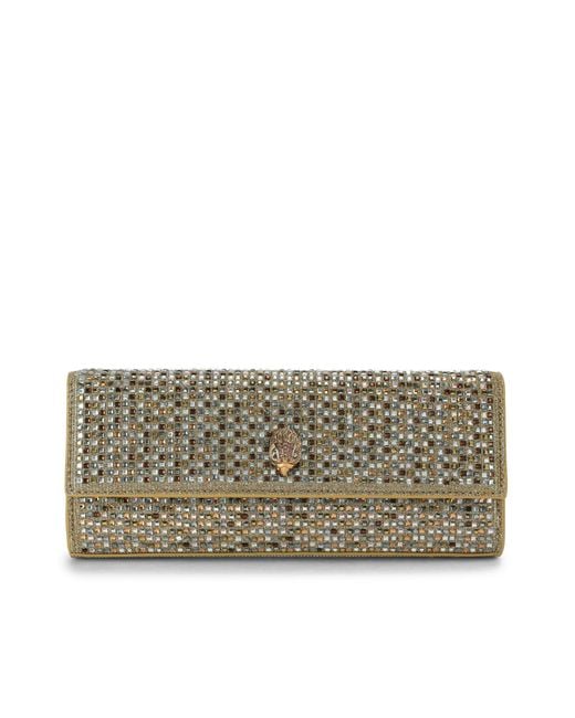 Kurt Geiger Metallic Elongated Clutch Bag