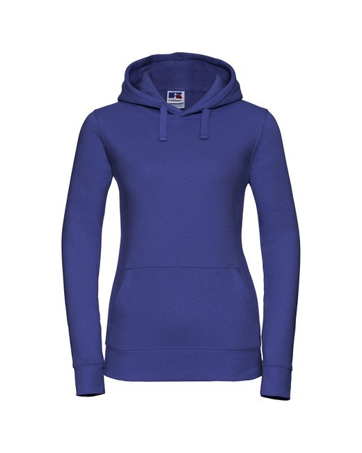 Russell Blue Ladies Authentic Hoodie (Bright Royal)