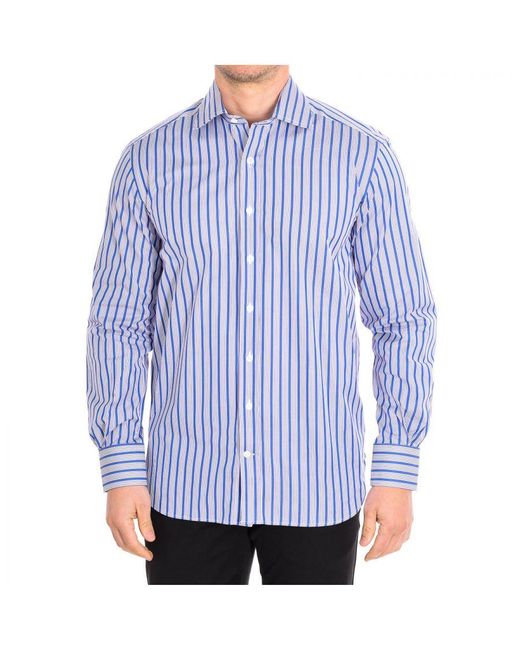 Café Coton Blue Hermine18 Long Sleeve Shirt for men