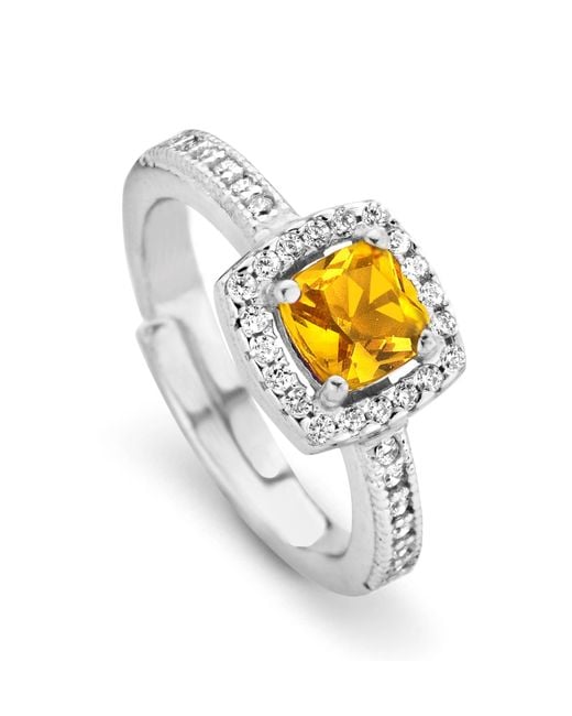 Orphelia White 925 Sterling Ring