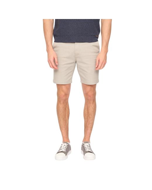 Duck and Cover Blue Everett Chino Shorts (Light) for men