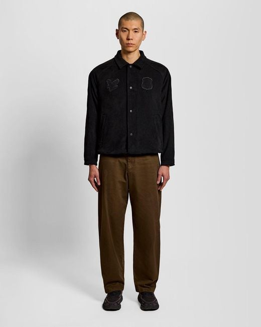 Lyle & Scott Black Coach Jacket for men