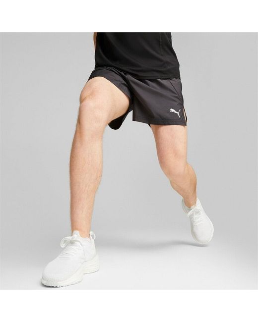 PUMA Gray Running Shorts Training Short for men