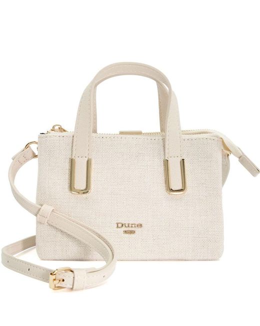 Dune Natural Donnao Mini Tote Bag