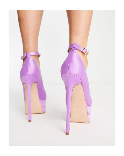 SIMMI Purple London Double Platform Stiletto Sandals