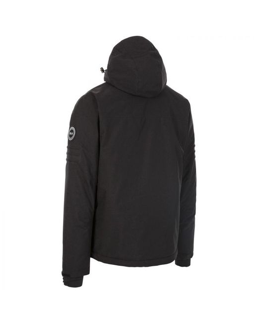 Trespass Black Franklin Dlx Ski Jacket for men