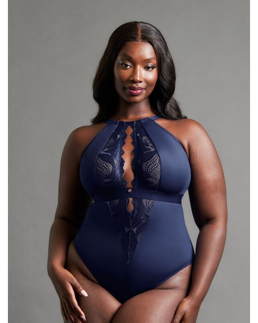 Curvy Kate Blue Indulgence Bodysuit