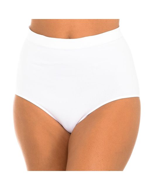 Intimidea White Maxxi Size Seamless Culottes 310727