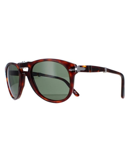 Persol Brown Sunglasses Po0714 24/31 Havana Folding 52Mm for men