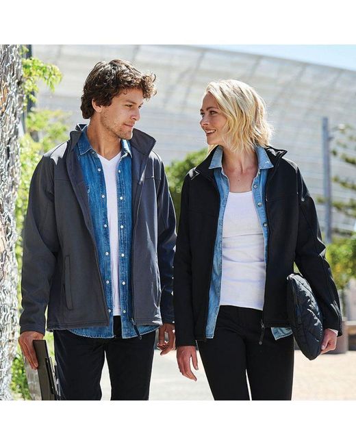 Regatta Black Ladies Uproar Softshell Jacket (Water Repellent & Wind Resistant) (All)