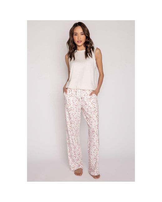 Pj Salvage Pink Horeshoe Pant