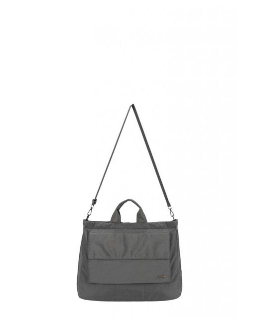 Smith & Canova Gray Landscape Nylon Tote