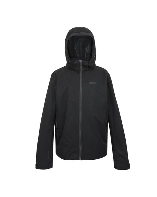 Regatta Black Oakhowe Waterproof Jacket for men