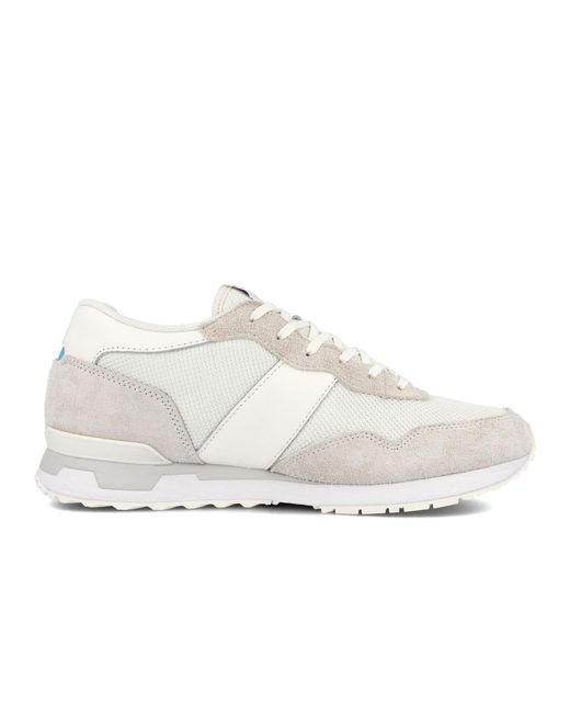 Mizuno White X Futur Genova 87 Lace-Up Synthetic Trainers D1Gg2034_01 for men