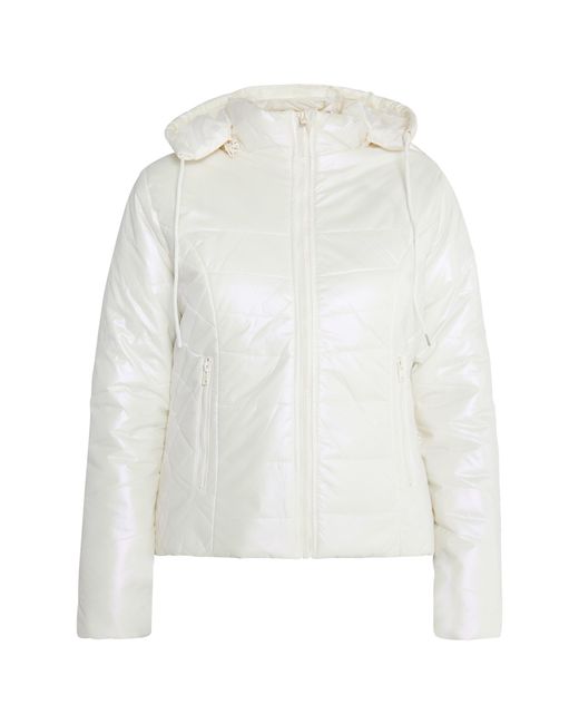 myMo Winterjas Wolwit in het White