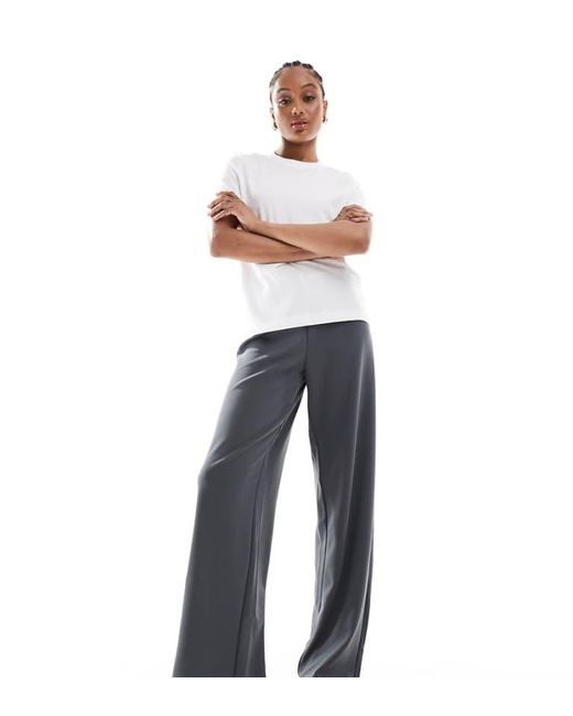 Vero Moda White Loose Pull On Trousers