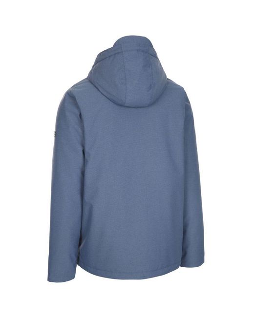 Trespass Blue Rolando Waterproof Jacket (Smokey) for men