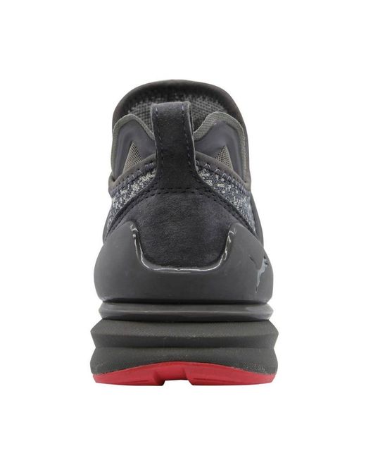 PUMA Gray X Staple Ignite Limitless Ntrvl Lace Up Trainers 363202 02 for men