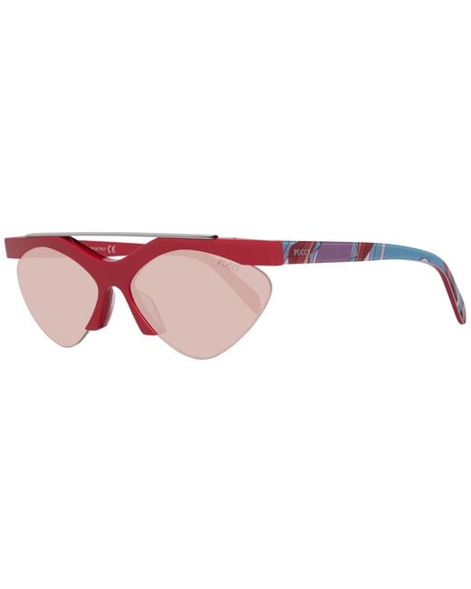 Emilio Pucci Red Sunglasses