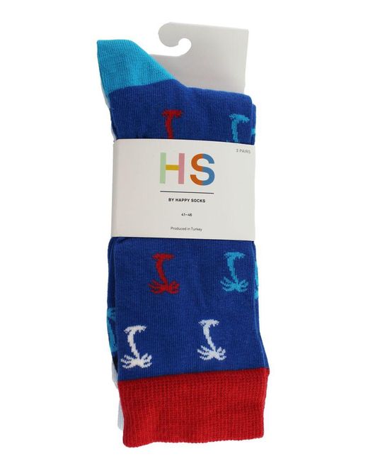 Happy Socks Blue Hs By for men